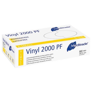 Vinyl 2000 Untersuchungshandschuhe puderfrei unsteril Größe XS, 100 St Handschuhe Produktbild