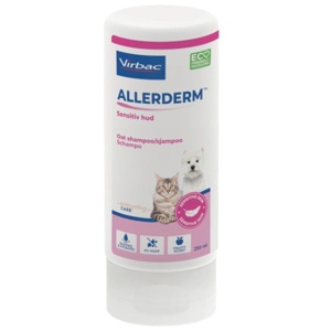 Virbac Allerderm Oat shampoo, lindrer og fugter - 250 ml produktbillede