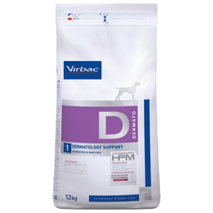 Virbac Veterinary HPM Dog Dermatology Support D1 - 12 kg produkt bild