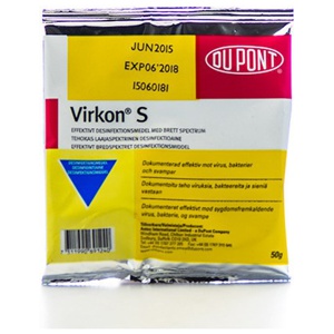 Virkon s Desinfektion - 50 g. produktbillede