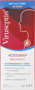 Viruseptin Hostsirap med Vitamin C, 150 ml produkt bild