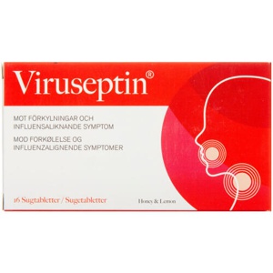 Viruseptin Sugetabletter Honey & Lemon produktbillede