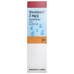 Viscotears 2 mg/g øyegel 10 g produktbilde