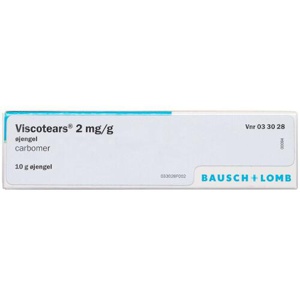 Viscotears øjengel 2 mg/g (pa produktbillede