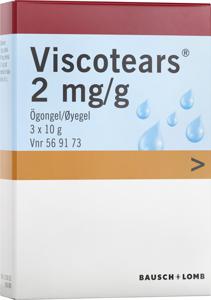 Viscotears, ögongel 2 mg/g 3 x 10 g produkt bild
