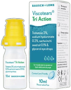 Viscotears Tri Action Eye Drops 10ml product image