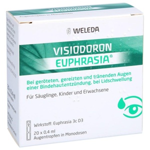 WELEDA VISIODORON EUPHRASIA 20X0.4 ml Augentropfen Produktbild