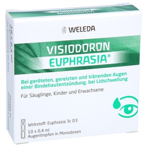 WELEDA VISIODORON EUPHRASIA 10X0.4 ml Augentropfen Produktbild