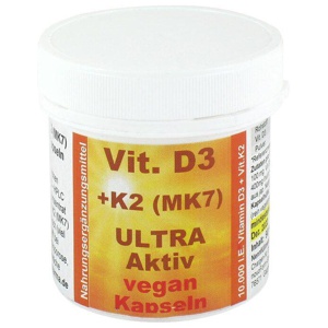 VIT.D3+K2 Ultra Aktiv 10.000 I.e. Kapseln 90 St Kapseln Produktbild
