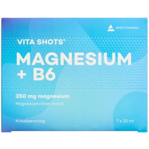 Vita Shots Magnesium + B6 - 7 x 25 ml produktbillede