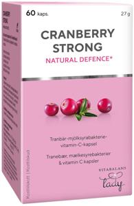 Vitabalans Cranberry Strong 60 kapslar produkt bild