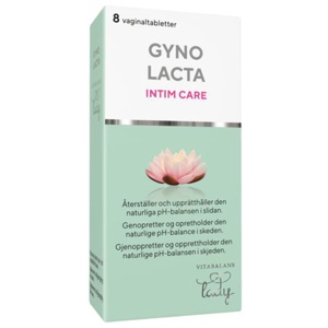 Vitabalans Gynolacta 8 vaginaltabletter produkt bild