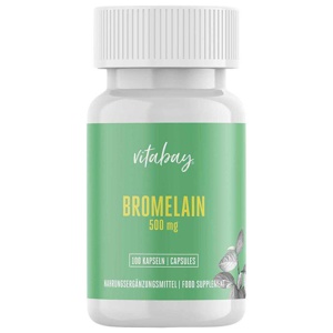 vitabay BROMELAIN 500mg 100 St Kapseln Produktbild