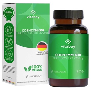 vitabay COENZYM Q10 DEPOT KOMPLEX 200 MG UBICHINON 120 St Kapseln Produktbild