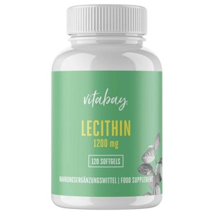 vitabay LECITHIN 1200µg 120 St Weichkapseln Produktbild