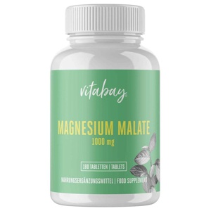 vitabay Magnesium Malate 1000 mg 180 St Tabletten Produktbild