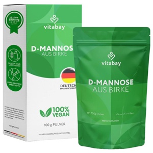 vitabay MED D-Mannose Pulver aus Birke 100 g Pulver Produktbild