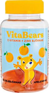 VitaBears C-vitamin + Zink 60st produkt bild