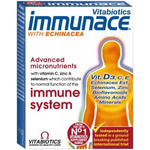 Vitabiotics Immunace Echinacea tabletid N30 toote pilt