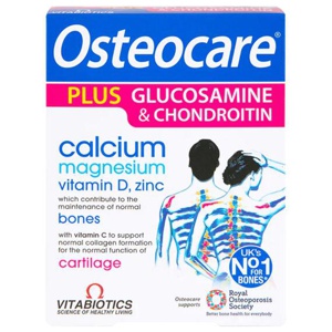 Vitabiotics Osteocare Glucosamine and Chondroitin 60 Tablets product image