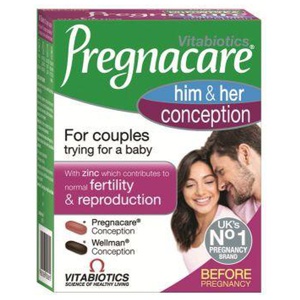 Vitabiotics Pregnacare Conception Him&Her tabletid N60 toote pilt