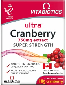Vitabiotics Ultra Cranberry Tablets Pack of 30 product image