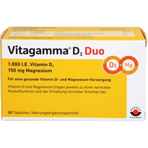 VITAGAMMA D3 Duo 1.000 I.E Vit.D3 150mg Magnes.NEM Produktbild