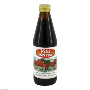 VITAGARTEN Preiselbeer Cranberry Fruchtsaft Produktbild