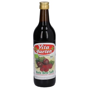 VITAGARTEN rote Bete Saft biologisch Produktbild