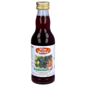 VITAGARTEN roter Traubensaft+Eisen Einwegflasche Produktbild