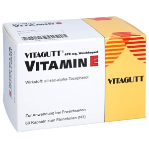 VITAGUTT Vitamin E 1000 Weichkapseln Produktbild
