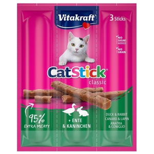Vitakraft Cat Stick Duck/Rabbit 18 g produkt bild