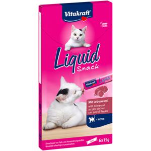 Vitakraft Liquid Snack Leverkorv+Biotin 6 st produkt bild