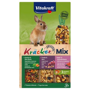 Vitakraft Zwergkaninchen-Kräcker Trio-Mix Produktbild