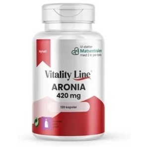 Vitality Line Aronia 120 kapsler   Antioksidantrikt kosttilskudd med aronia produktbilde