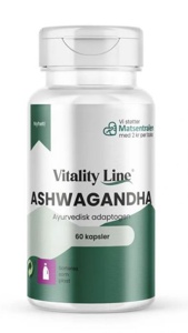 Vitality Line Ashwagandha 60 kapsler – adaptogen for stress og balanse produktbilde