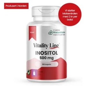 Vitality Line Inositol 500mg 100 kapsler produktbilde