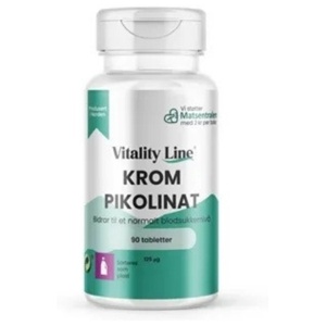 Vitality line krom pikolinat 90 tabletter produktbilde
