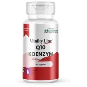 Vitality Line Q10 60 kapsler – 100 mg koenzym Q10 for energi & hjertehelse produktbilde