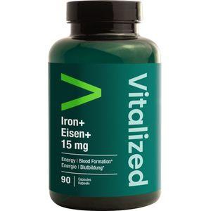 Vitalized Iron + / Eisen + 15 mg Kapseln, 90 St Kapseln Produktbild