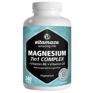 vitamaze MAGNESIUM 7in1 COMPLEX 240 St Kapseln Produktbild