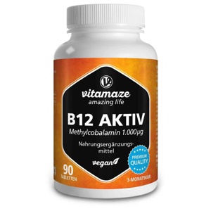 vitamaze B12 AKTIV 1.000 µg 90 St Tabletten Produktbild