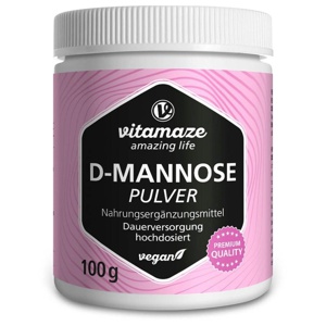 vitamaze D-MANNOSE PULVER vegan 100 g Pulver Produktbild
