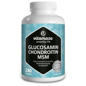 vitamaze GLUCOSAMIN CHONDROITIN MSM Vitamin C 240 St Kapseln Produktbild