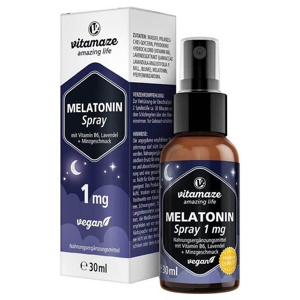 vitamaze MELATONIN SPRAY 1 mg 30 ml Spray Produktbild