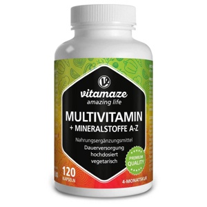 vitamaze MULTIVITAMIN 120 St Kapseln Produktbild