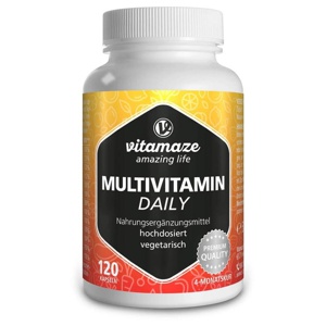 vitamaze MULTIVITAMIN DAILY 120 St Kapseln Produktbild