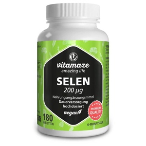 vitamaze SELEN 200 Mikrogramm 180 St Tabletten Produktbild