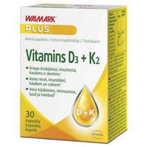 Vitamiin D3 + K2 4000IU/80MCG kapslid N30 toote pilt