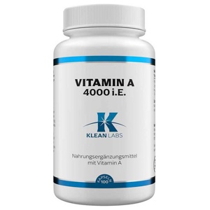 VITAMIN A 4000 I.U. KLEAN LABS Kapseln Produktbild